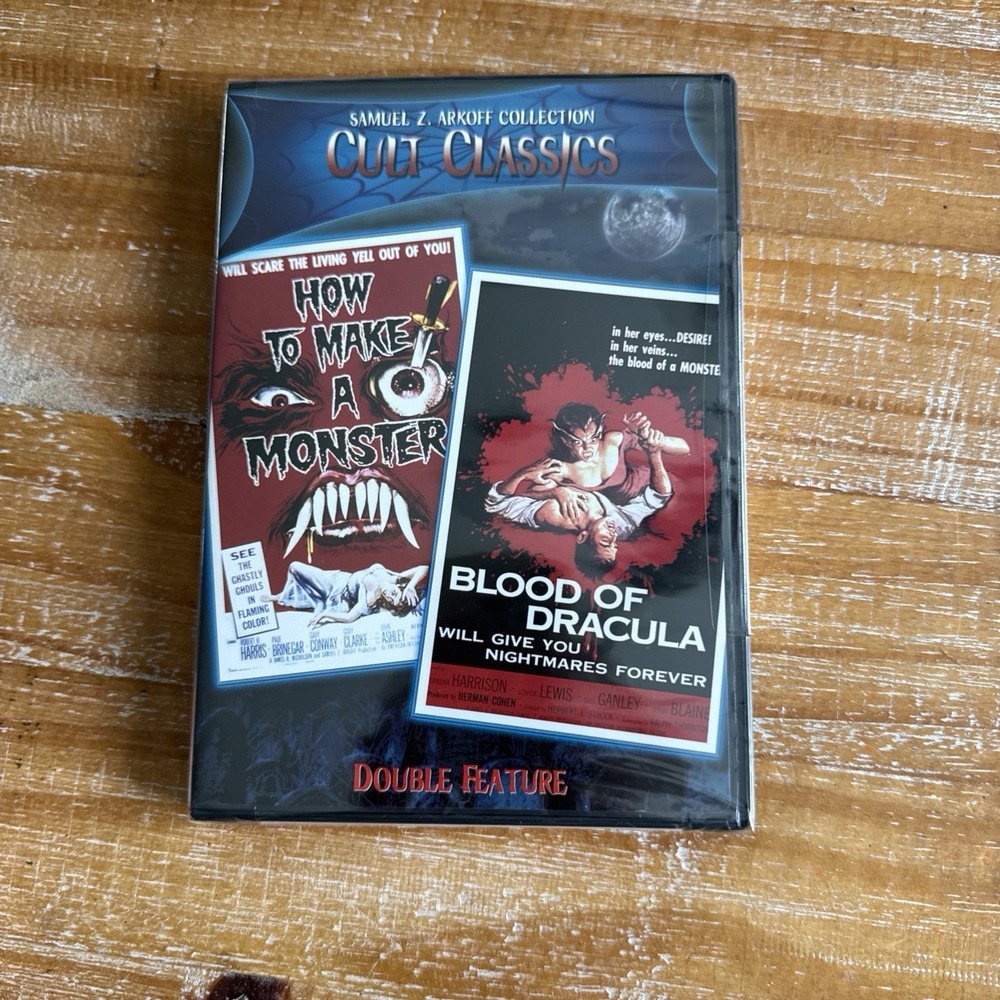 Cult Classics‎ Collection - How to Make a Monster/Blood of Dracula (DVD) New